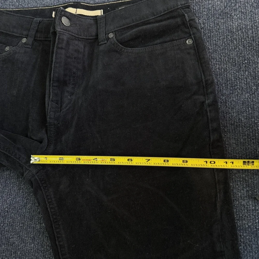 Banana Republic Pants Mens 31x32 Black‎ Corduroy Straight Leg Stretch Casual